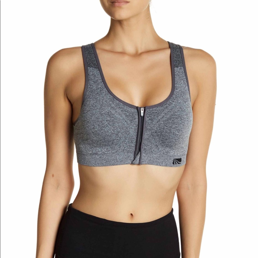 🆕 BRAND NEW!! Annie Seamless Zip Front Sports Bra